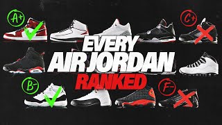 Every Air Jordan Ranked 114 [upl. by Anaeg]