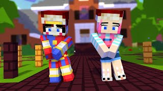 TUTU DANCE MEME POMNI AND MEU SAN FRIENDSHIP minecraft animation shorts [upl. by Engud27]