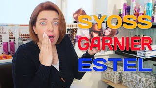 Какая лучше краска для волос Syoss vs Garnier vs Estel  итоговый видео обзор красок для волос [upl. by Arraek]