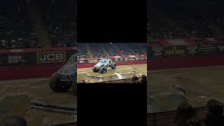 Uproar Monster Truck Freestyle Highlights  Dayton Ohio Monster Jam 2024 [upl. by Heymann]