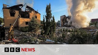 Ukraine struggles to hold back Russia incursion near Kharkiv  BBC News [upl. by Ahsiaa]