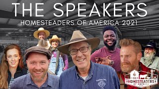 The Conference Speakers  Homesteaders of America 2021 [upl. by Notreb]