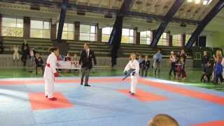 Karate International Tournament Tallinn Open 2013 Kumite girls 12 13 years 45 kg [upl. by Demetris202]