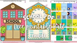 School  Free Printable  Kate Made  Clear PDF  Kesiya’s art amp craft studio [upl. by Tisman]