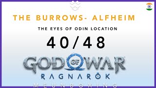 Odins Ravens location 4048 in The Burrows Alfheim godofwar2022 godofwarragnarok [upl. by Itnuahsa]