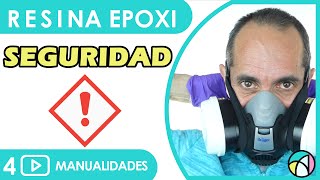 ⚠️ PROTÉGETE y⚠️ Trabaja con SEGURIDAD 😱 con Resina Epoxi en Manualidades  Curso de Iniciación 4 [upl. by Aekim]