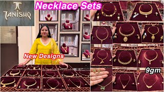 9gm😳😲onwards Traditional amp Modern stylish gold necklace sets from Tanishq  New Necklace sets [upl. by Eldwun]