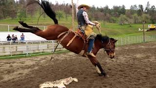 Epic Bronc Riding Practice  32419  Veater Ranch [upl. by Benedicto]