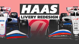 My REVIEW  REDESIGN of the 2022 Haas Formula 1 Car [upl. by Lemaj763]