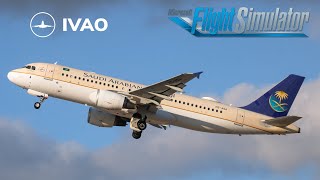 رحلة السعودية افتراضية MSFS2020 Flight No SVA1901 From OERK TO OETF quotIVAO Online quot [upl. by Ylera]