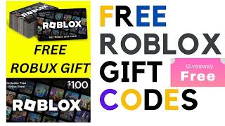 Unused FREE ROBLOX Gift ROBUX Gift CARD CODES 2024  Roblox Gift Card Codes 2024 Update [upl. by Leunas]