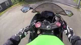 4th Cliff Air Force Gate Blocks Ninja 636 Humarock Massachusetts [upl. by Atteuqal38]