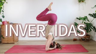 ✨YOGA INVERTIDAS ✨ Práctica de yoga con inversiones [upl. by Guerra]