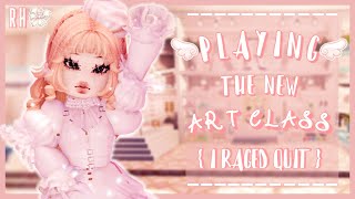 Playing The New Art Class In Royale High [upl. by Ora]