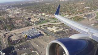 Delta Boeing 757200 Takeoff MSP  Seat 16F [upl. by Llimaj]