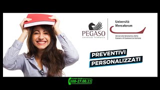 Università Pegaso e Mercatorum scegli l’Ateneo del domani [upl. by Anida]