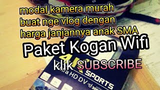 Unboxing Kamera Kogan 4K wifi terbaru  action cam kogan wifi 18 MP  kamera HD wifi kamera vlog [upl. by Rennat499]