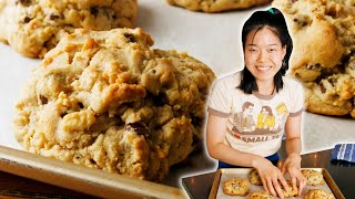 Giant Levain Bakery Chocolate Chip Cookies By June  Delish [upl. by Ingles]