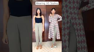 wearing vs styling your clothes  Myntra CoOrd set haul myntra [upl. by Dnalrah]