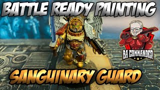 Battle Ready Sanguinary Guard Painting Tutorial [upl. by Salas]