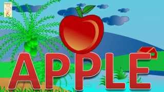 Learn kids A for apple B for ball C for Cap [upl. by Carothers166]