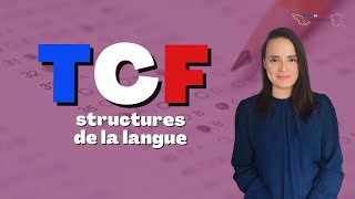 📝TCF  Structures de la langue  TEST de FRANÇAIS 🇨🇵 [upl. by Ateuqirne]