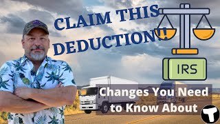 Trucking HOS Per Diem Changes 2021  Owner Operators Get Higher Tax Deduction [upl. by Kiernan]