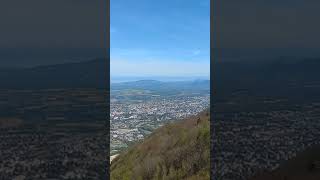 From the top of Saleve Mountain Swiis France nature [upl. by Burg]