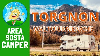 AREA SOSTA CAMPER  TORGNON  VALLE D AOSTA [upl. by Beattie6]