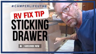 Fix that stuck drawer in your RV for CHEAP [upl. by Swinton]