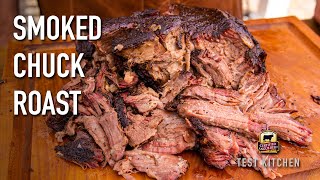 Easier Than Brisket Smoked Chuck Roast Recipe [upl. by Rihsab]