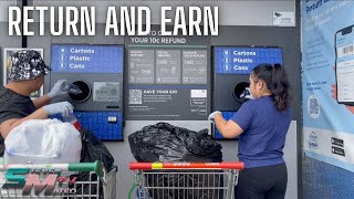 Return and Earn Recycle Bottles for Vouchers  Steven Mateo TV [upl. by Nyret594]