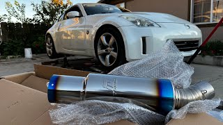 Is that a tomei   New 350z gets a Tomei exhaust [upl. by Arrais]