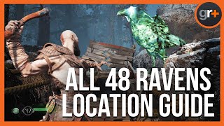 Complete Ravens Guide  All 48 Raven Locations in God of War Ragnarok  Maps  Full Walkthrough [upl. by Ligetti]