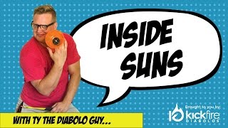 Inside Suns  Diabolo Tricks For Beginners  KickFire Diabolos  Chinese YoYo Tricks [upl. by Cromwell]