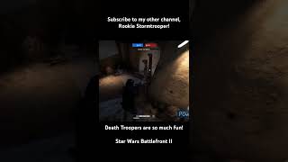 Death Troopers are so much fun starwars battlefront2 starwarsbattlefront2 deathtrooper battle [upl. by Joselyn]