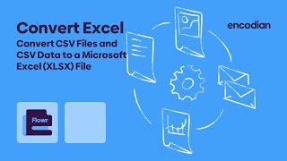 Convert CSV Files and CSV Data to a Microsoft Excel XLSX File [upl. by Fidel]