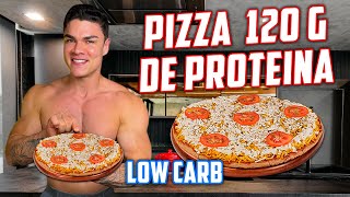 ESSA PIZZA LOW CARB TEM 120G DE PROTEÍNA Você não vai mais comer de outro jeito [upl. by Gautea]