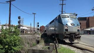 Railfanning In amp Around The Star City Roanoke VA With Coal Amtrak amp EMD’s 8312023 [upl. by Hagan]