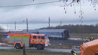 One person killed in Czech Republic train crash [upl. by Small]