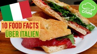 10 Food Facts über Italien  Was man über Essen in Italien wissen muss [upl. by Lemar]