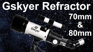 All about the Gskyer 70mm and 80mm refractors [upl. by Nasah]