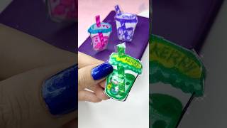 easy DIY boba paper squishy  how to make squishy bookmark  fati craft world [upl. by Muiram]