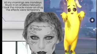 Taylor Swift quotbeat da FortNightquot with lyrics [upl. by Tanya549]