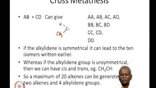 Mod04 Lec21 Metathesis reactions [upl. by Aliuqet91]