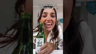 Provando soju pela primeira vez parte 1 korea doramabrasil soju comidacoreana doramas [upl. by Estas]