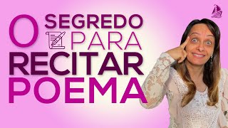 Recitar poema  Sarau  Como ler melhor  Como declamar poesia [upl. by Uase]