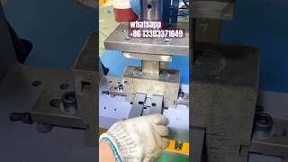 Pipe punching machine bar steel cutting machine angle iron punching die whatsapp 86 13303371049 [upl. by Ainaznat]