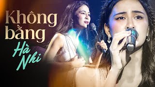 Không Bằng  Hà Nhi  Official Music Video  Mây Sài Gòn [upl. by Atnauqal]