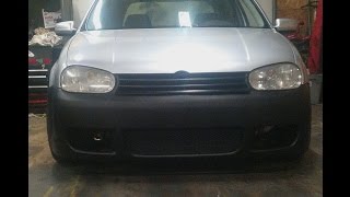 MK4 GTI Duraflex Front Bumper Install [upl. by Neira]